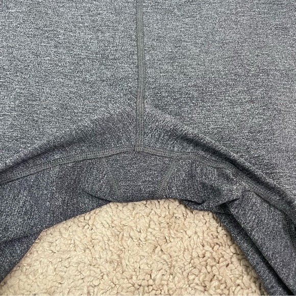 Lululemon Inspire Crop II Luxtreme Heathered Black Leggings Size 10 Style W6AMLS - Picture 6 of 16